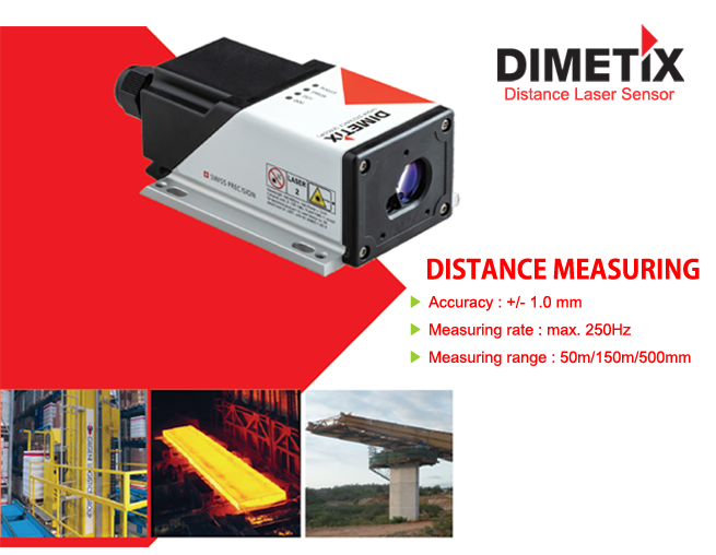 Dimetix laser sensor,DPE-10-500, DEN-10-500, DPE-30-500, DAN-10-150